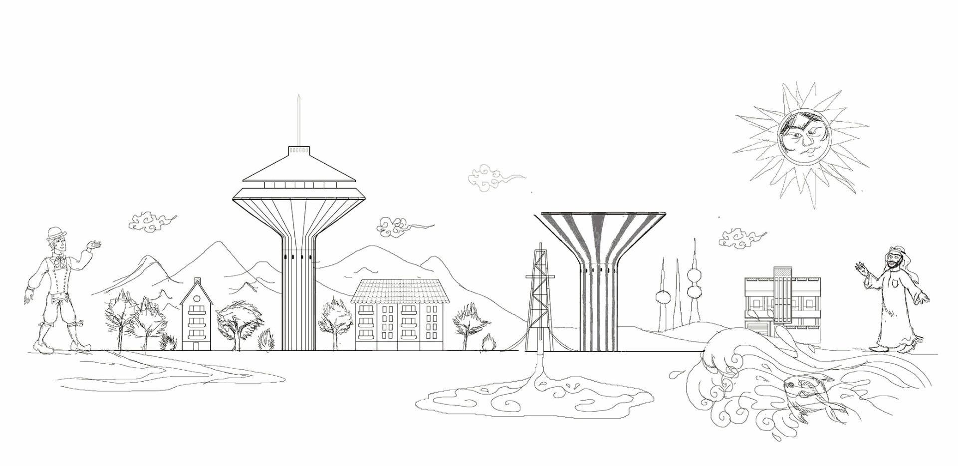 Kuwait and Sweden_ Parallel Worlds. Dana Al Rashid. 2020.Animation
